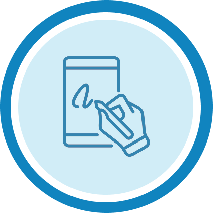 Digital Signing Icon