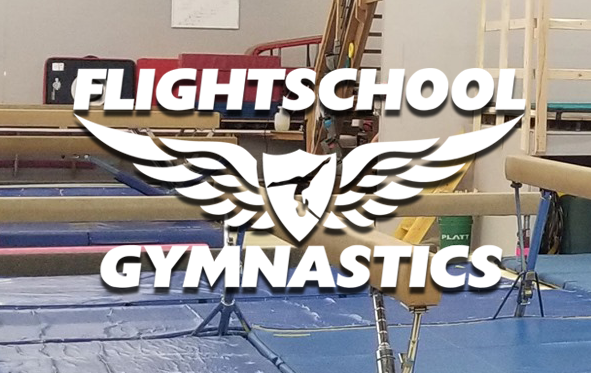 FlightSchool Gymnastics logo