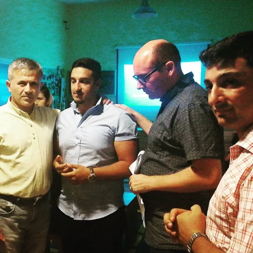 Vënia e duarve në vendosjen në detyrë të Juri Arapit si pastor, 2 tetor 2019
