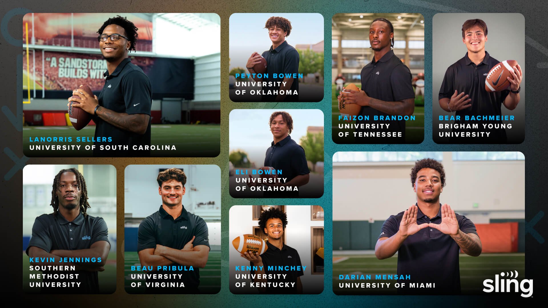 Sling TV 2026 college football NIL campaign
