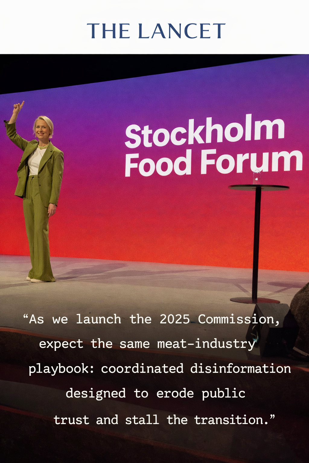 The Lancet · Stockholm Food Forum