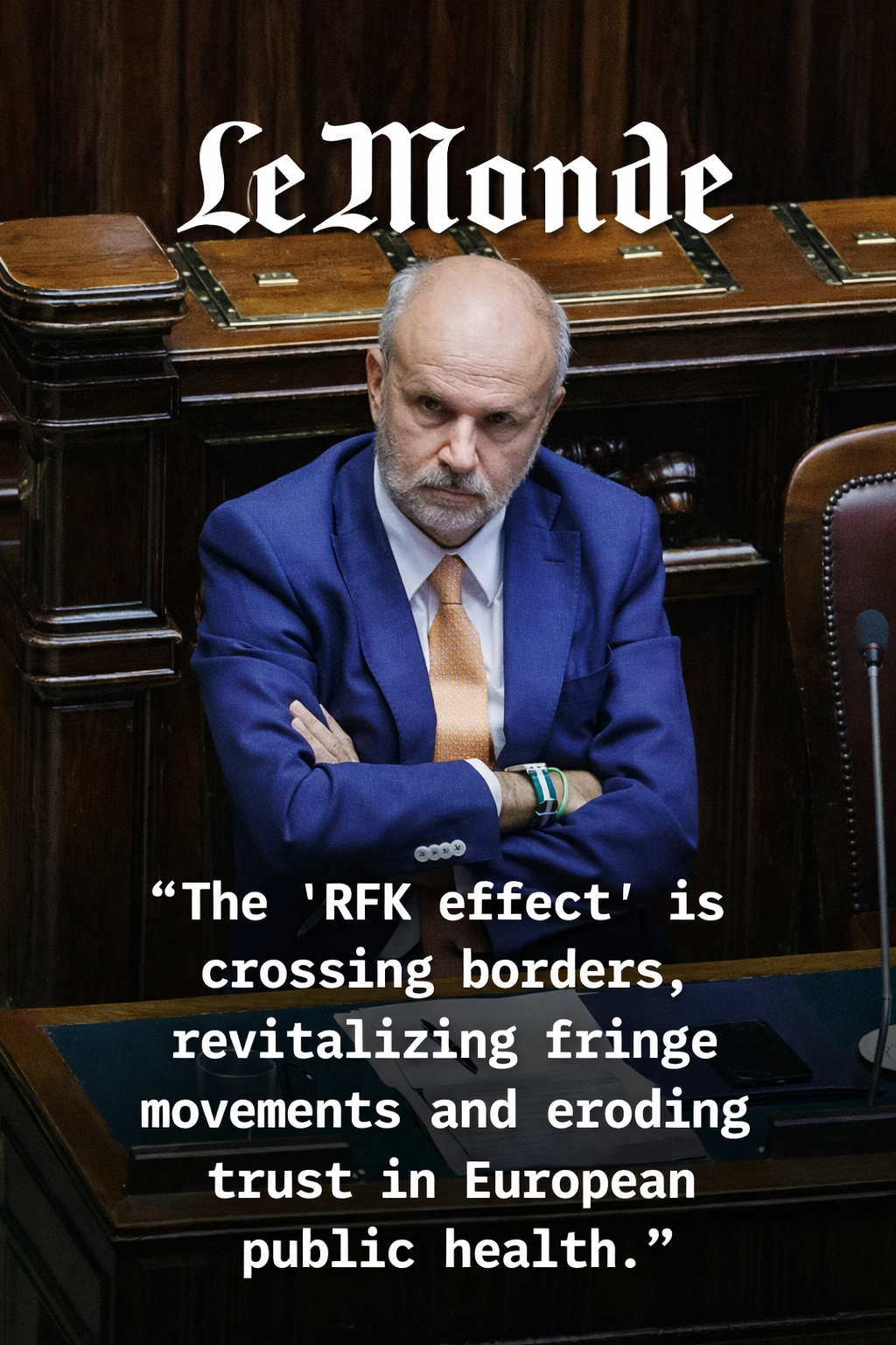 Le Monde · the RFK effect in European public health
