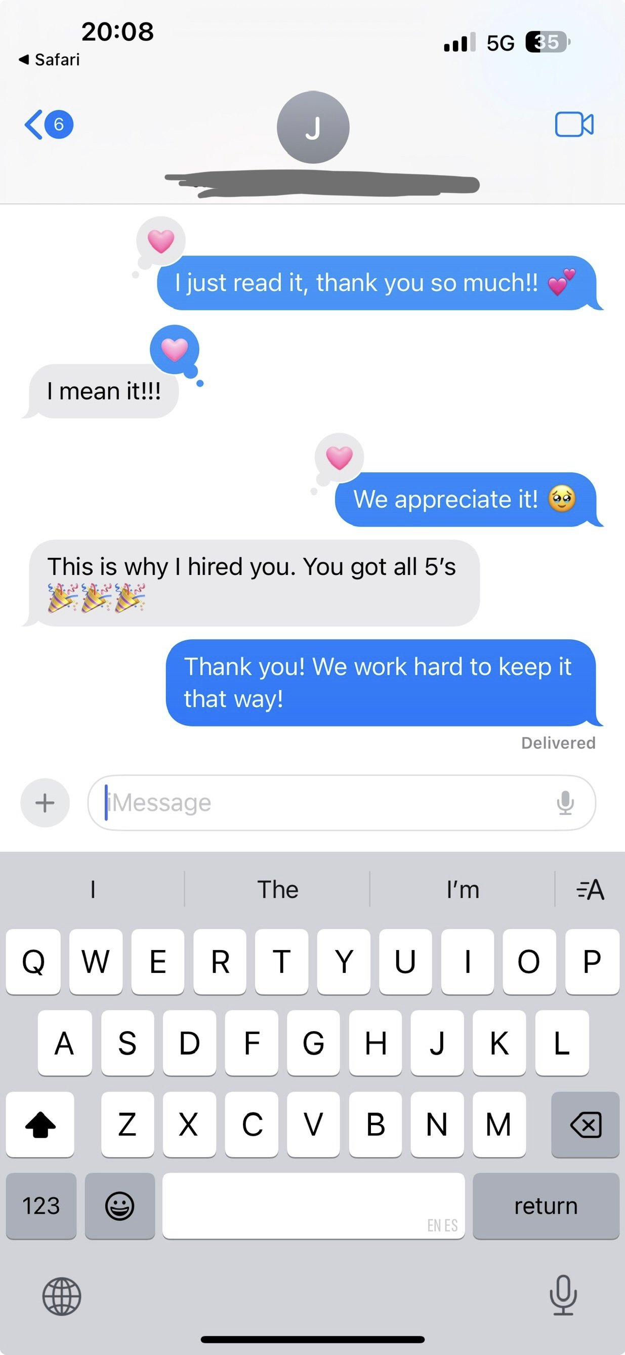 Client review