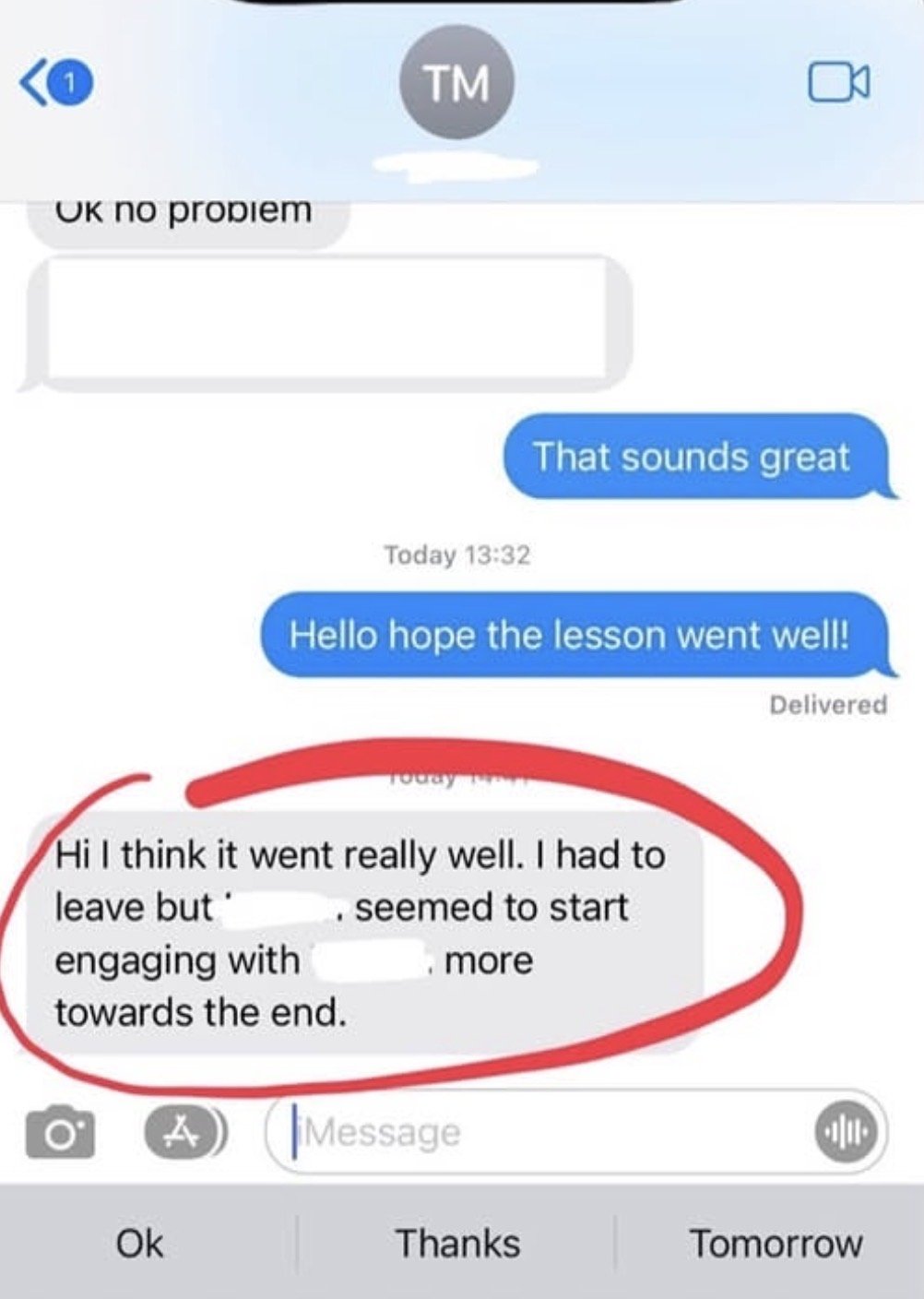 Client review