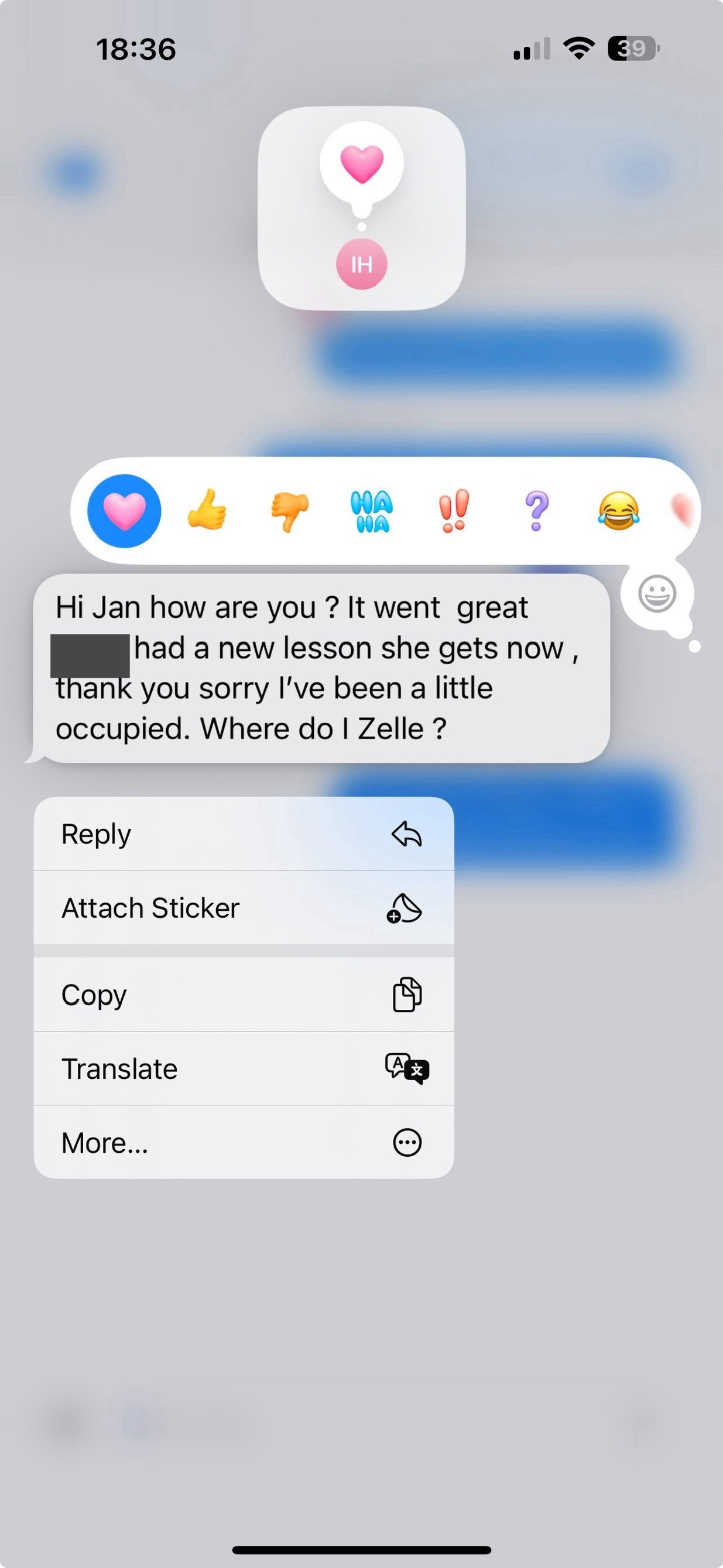 Parent testimonial