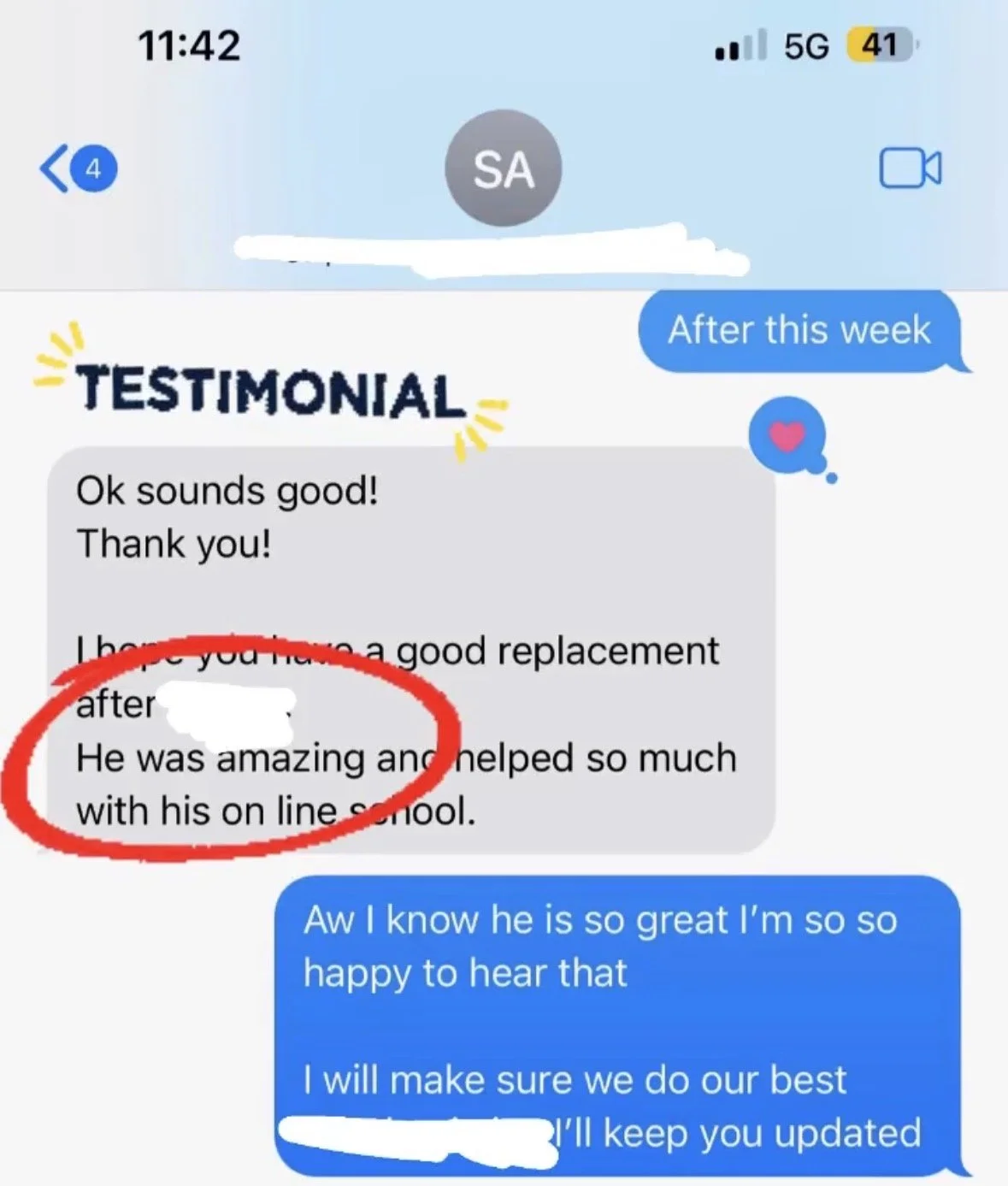 Client review