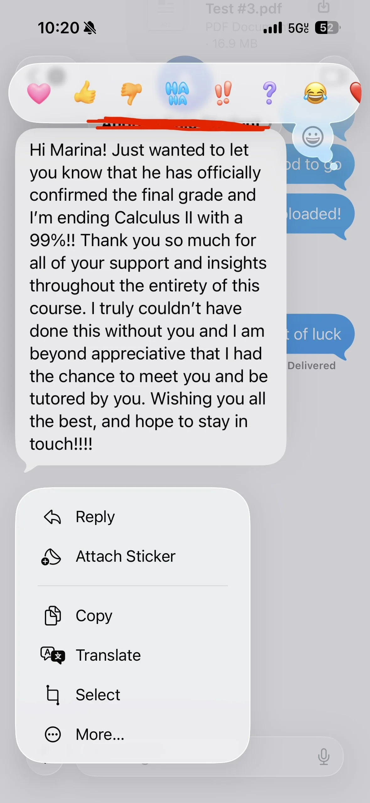 Client review