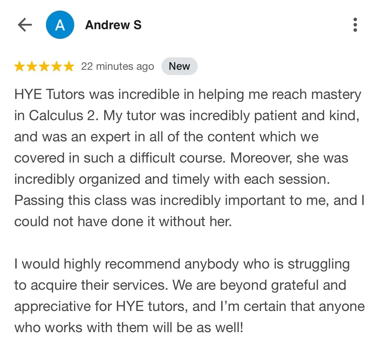 Client review