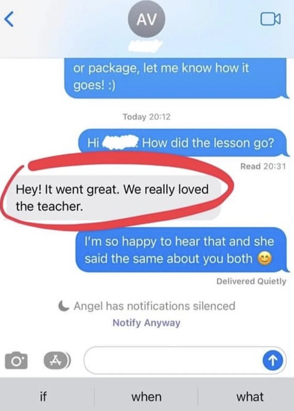 Client review