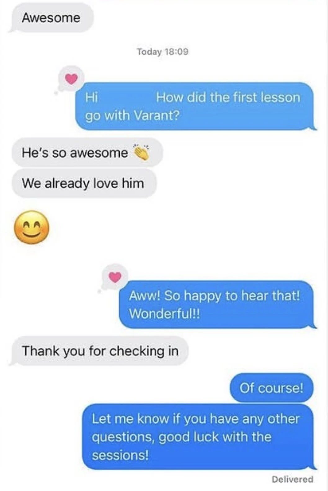 Client review