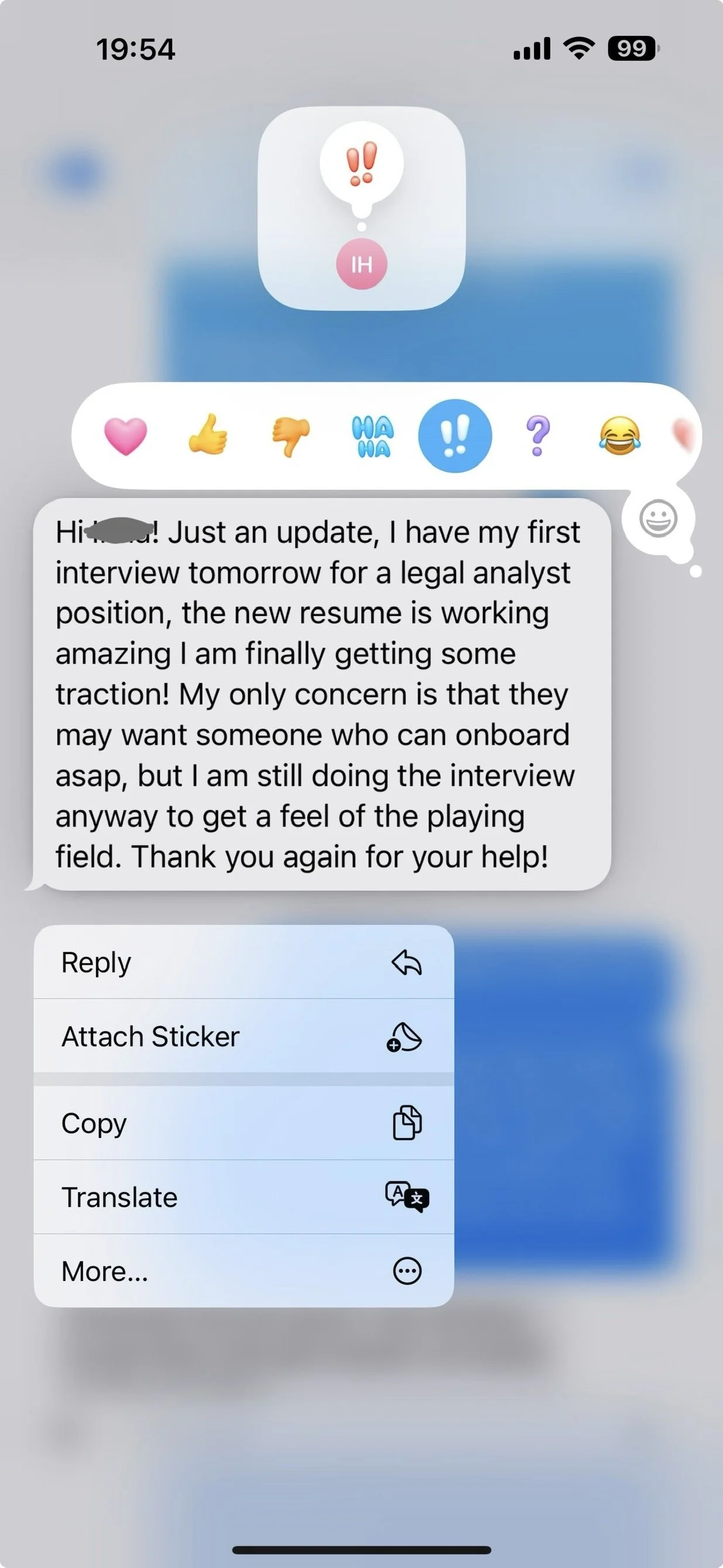 Client review