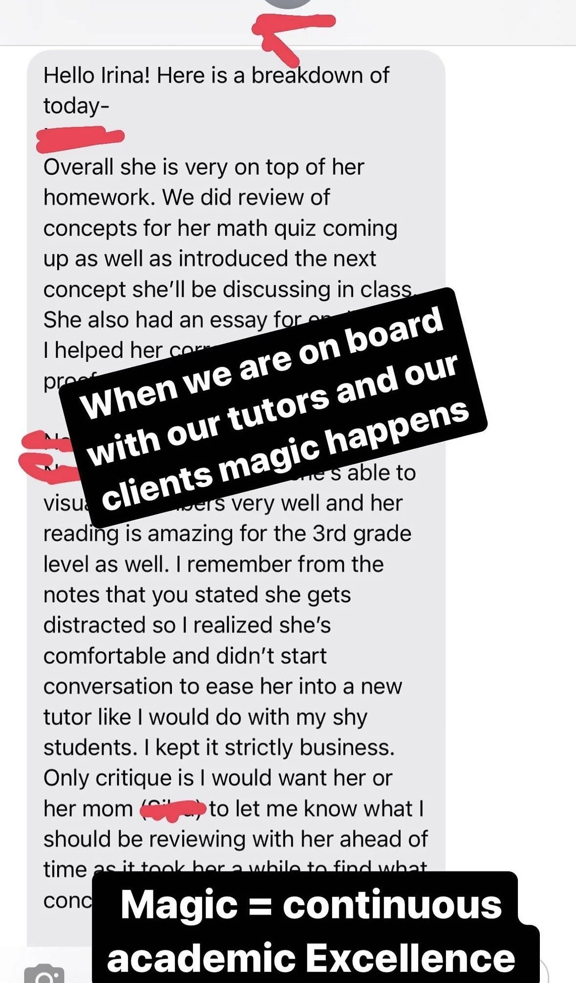 Client review