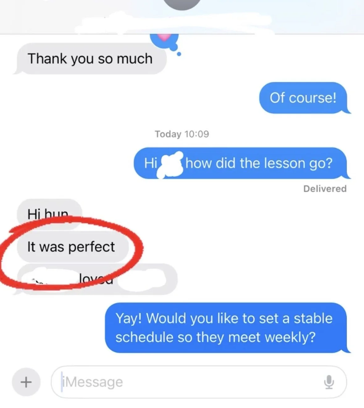 Client review