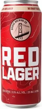 Bridge Red Lager can.