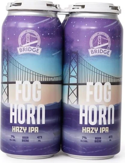 Foghorn Hazy IPA can.