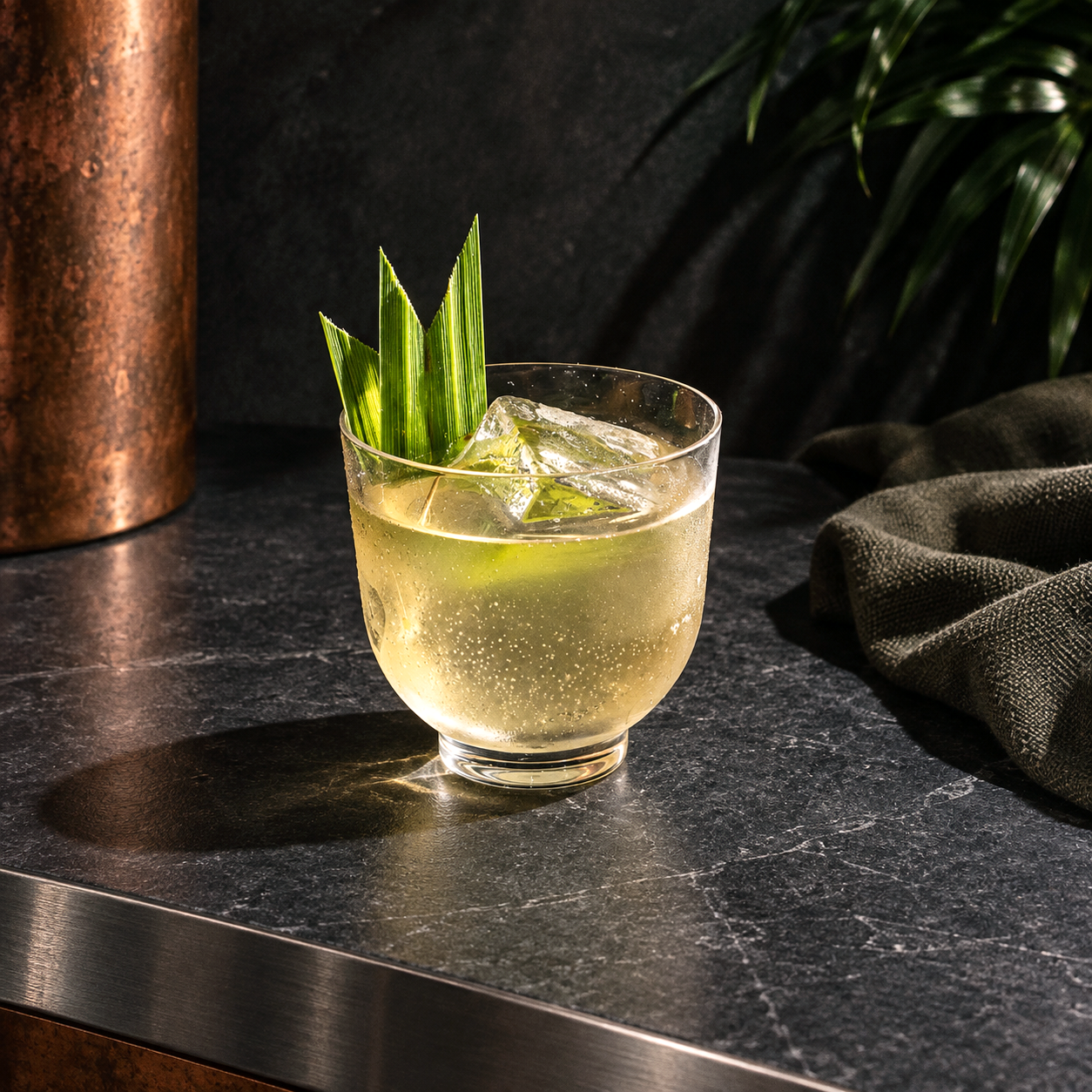 Essence of Pandan cocktail by Empire Beverages