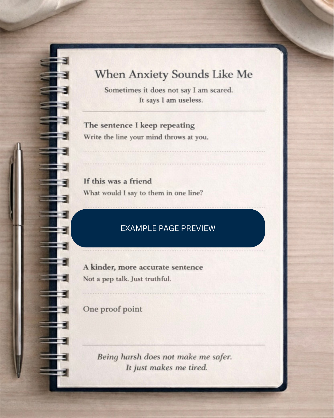 The STILL Method Journal example page preview