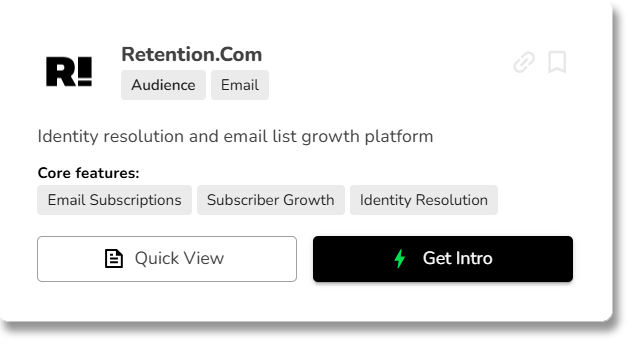 Retention.com Profile Card