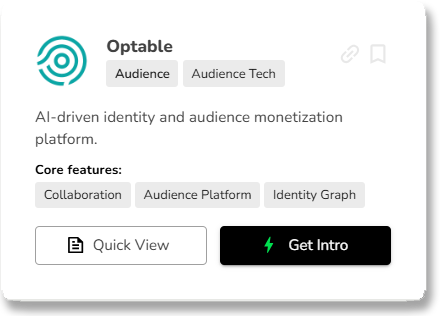 Optable Profile Card