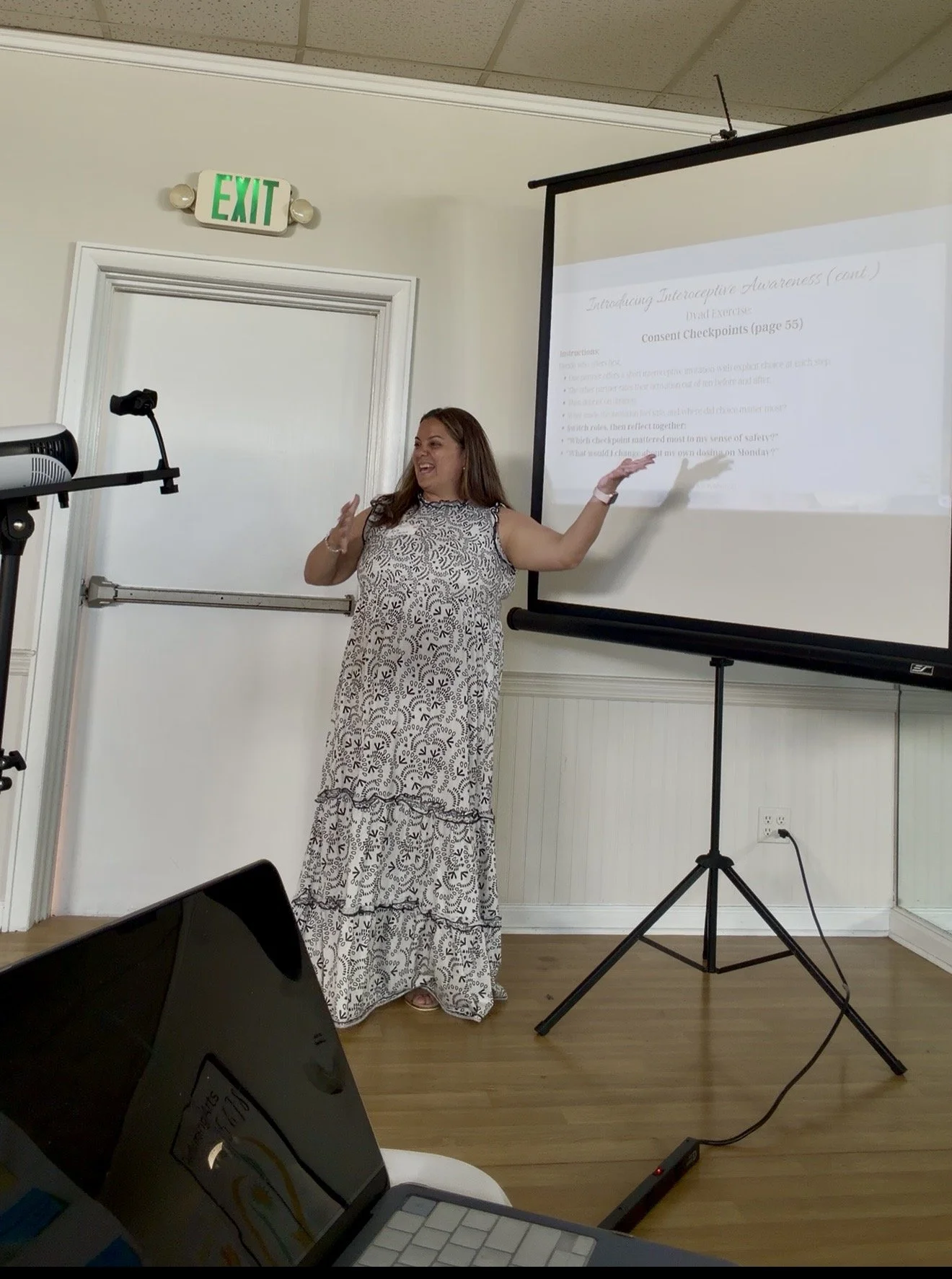 A Peace of Mind training in session