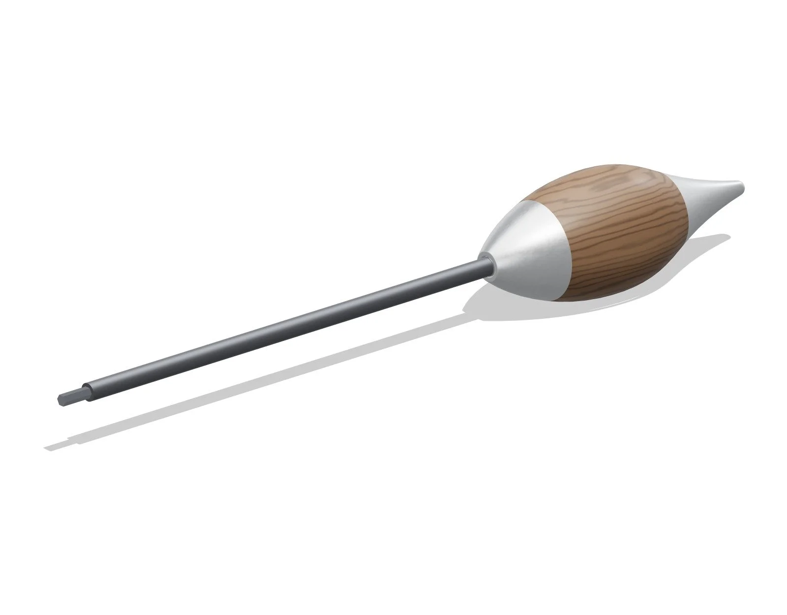 Flutter screwdriver, three-quarter view