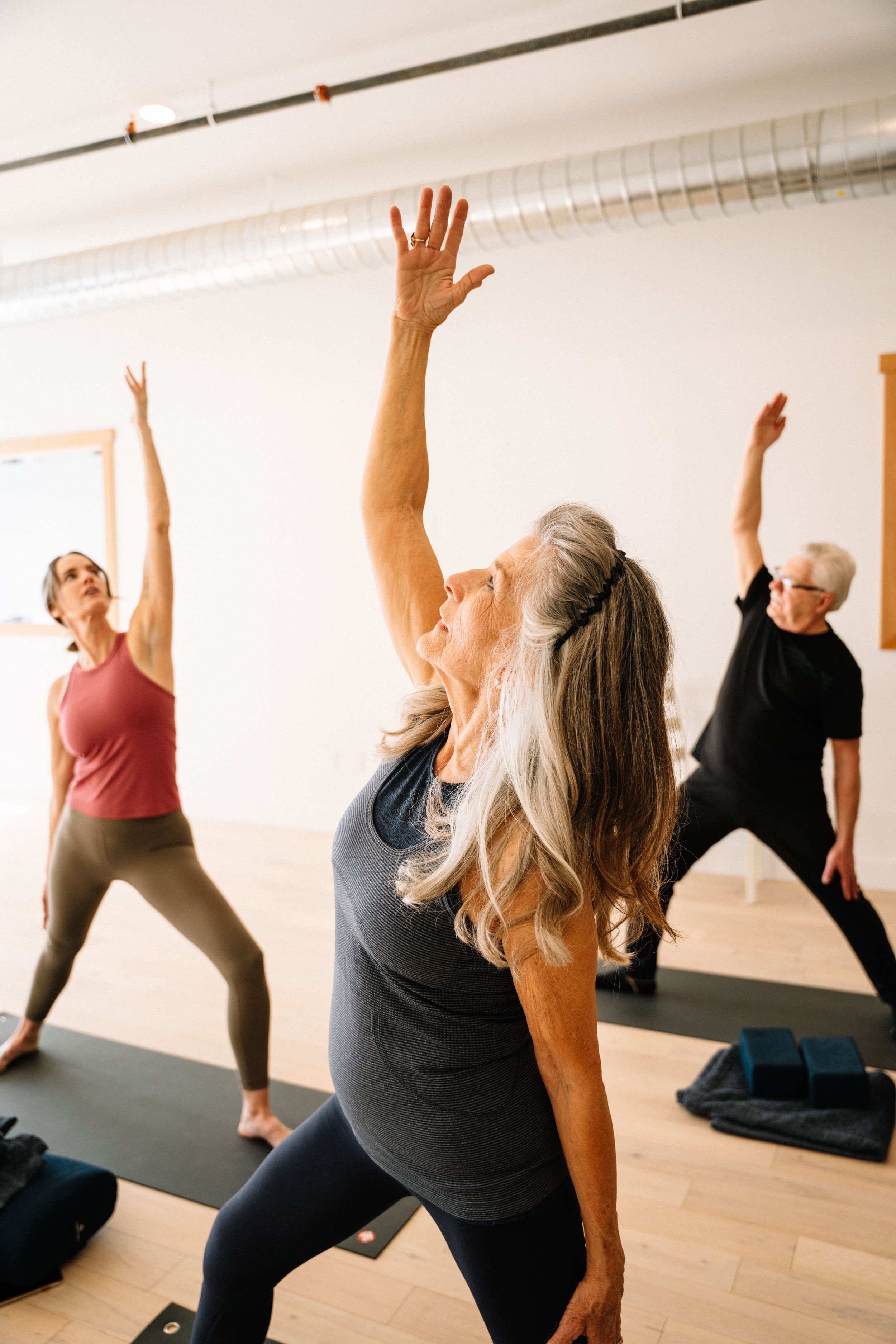 Kristin teaching yoga at Lynden Yoga Collective