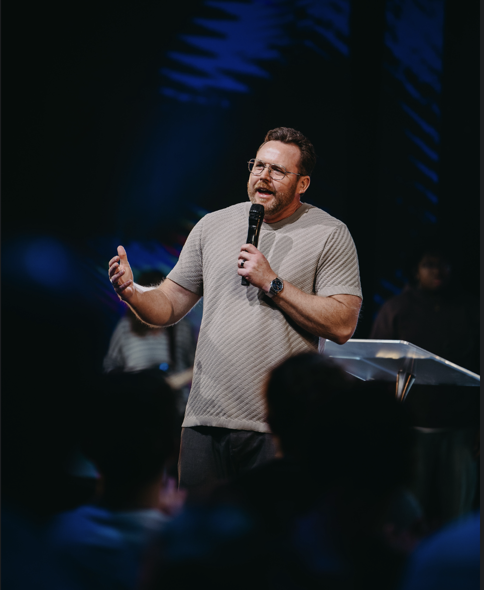 Pastor Jason Warman speaking at Coastlife Church