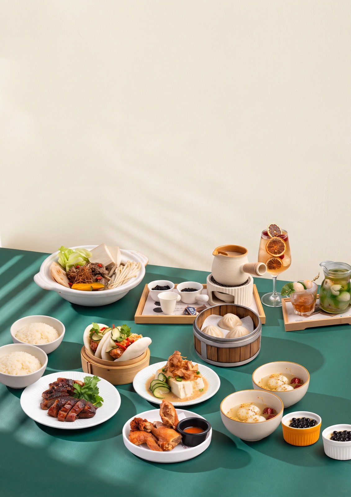 Typhoon Cafe Christmas spread