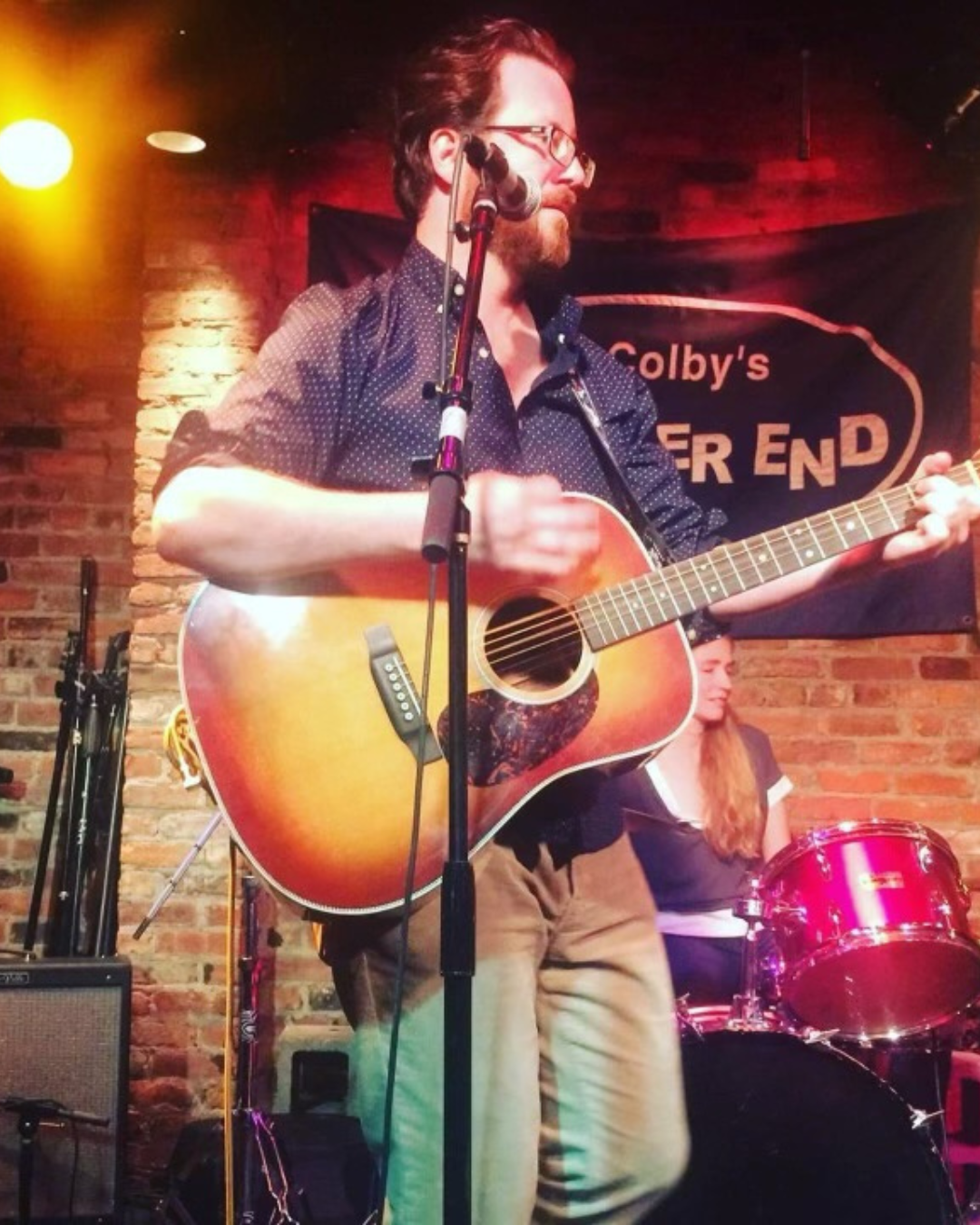 Colin Dempsey performing live
