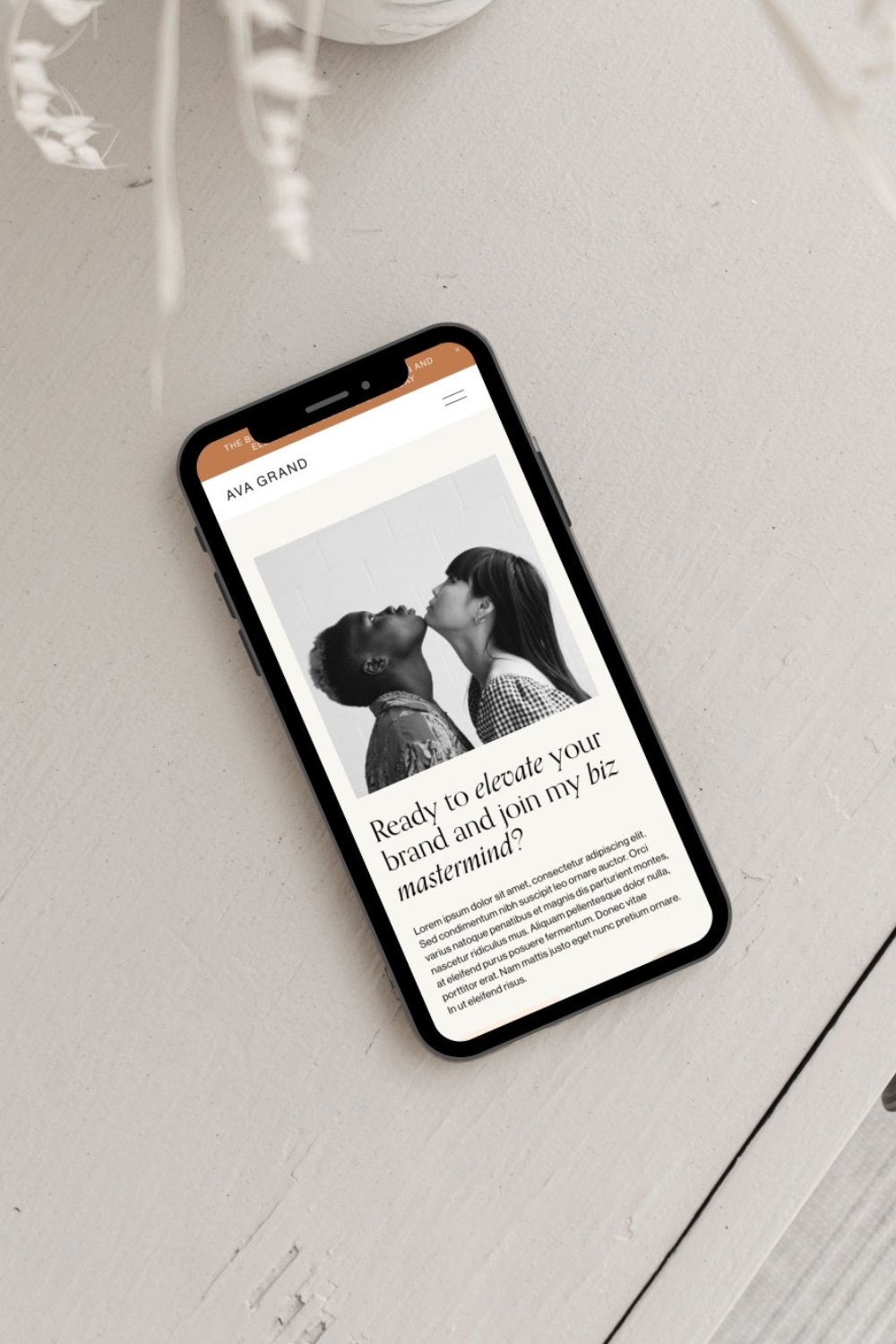 Ava Grand Squarespace Template