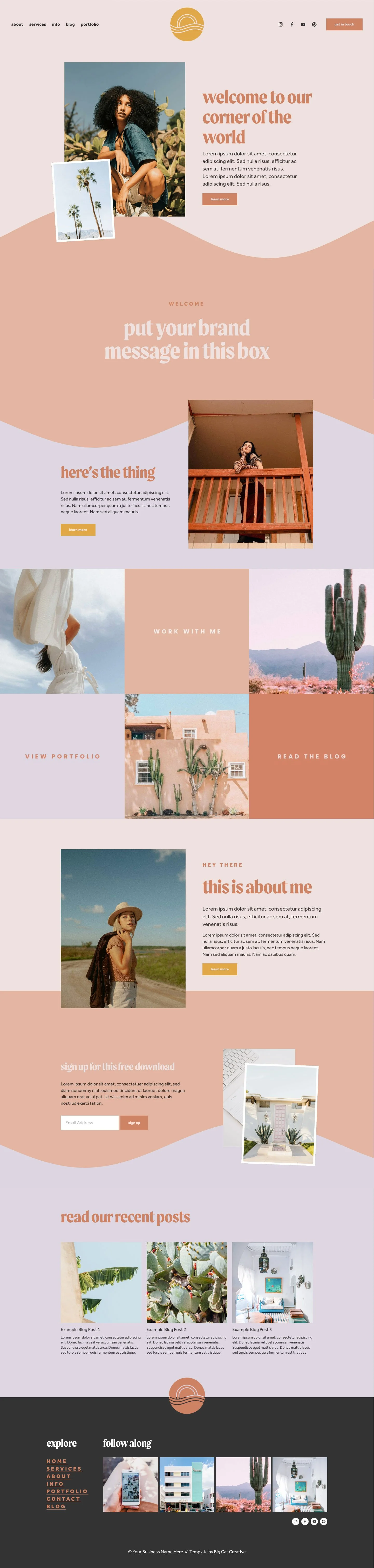 Long scrolling image