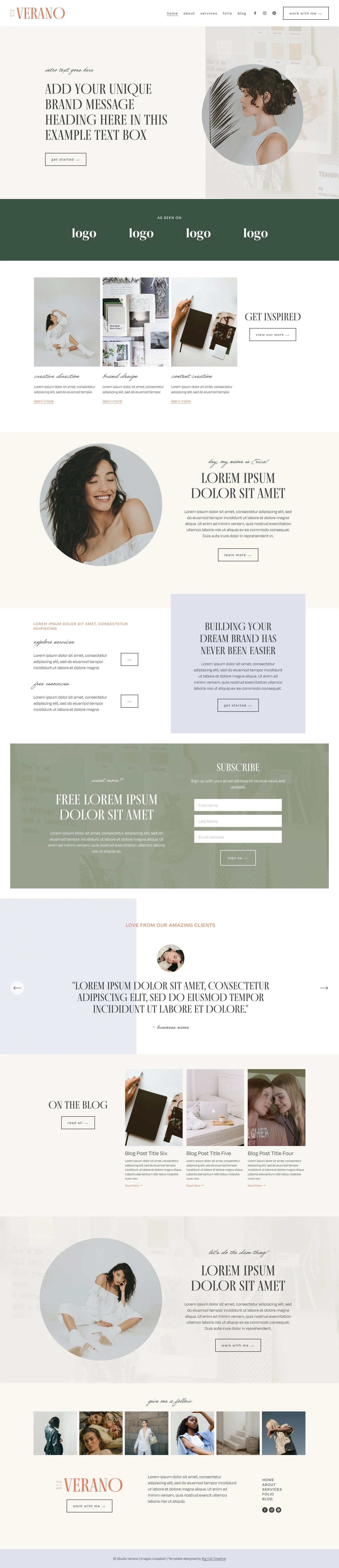 Long scrolling image