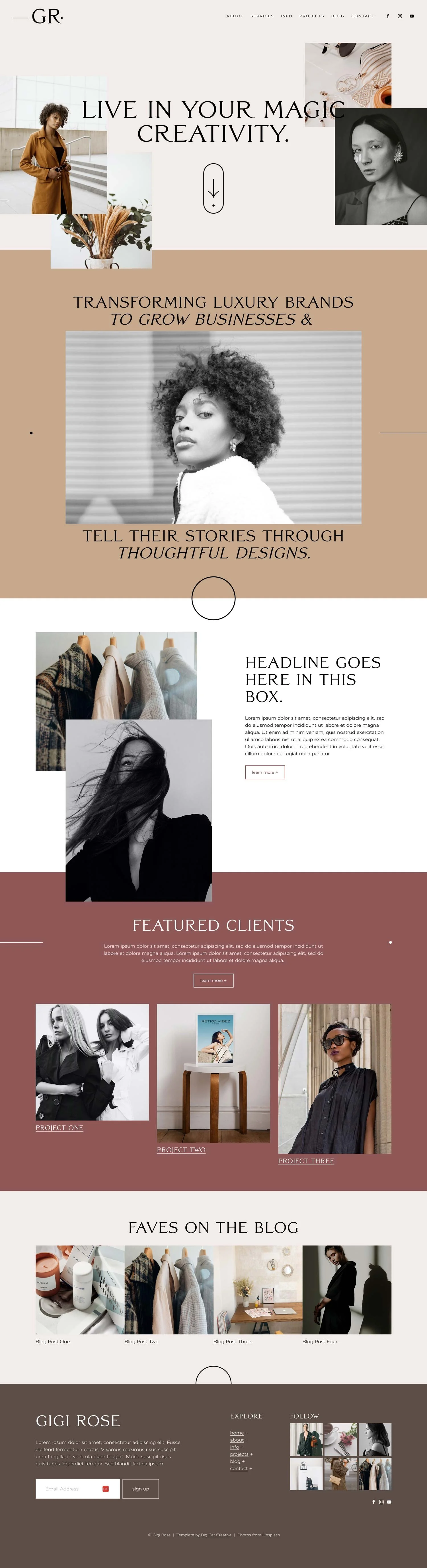 Long scrolling image