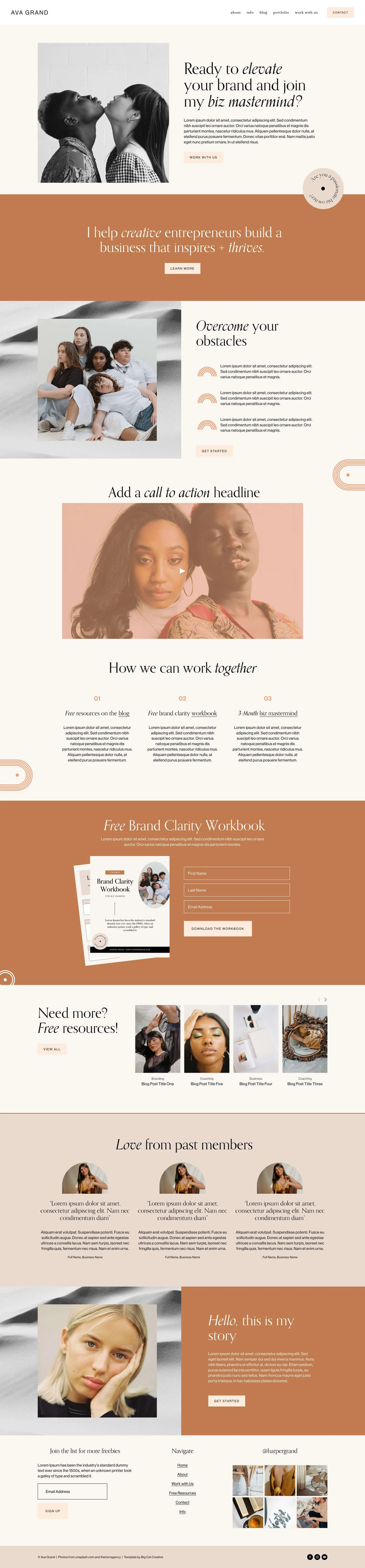 Long scrolling image