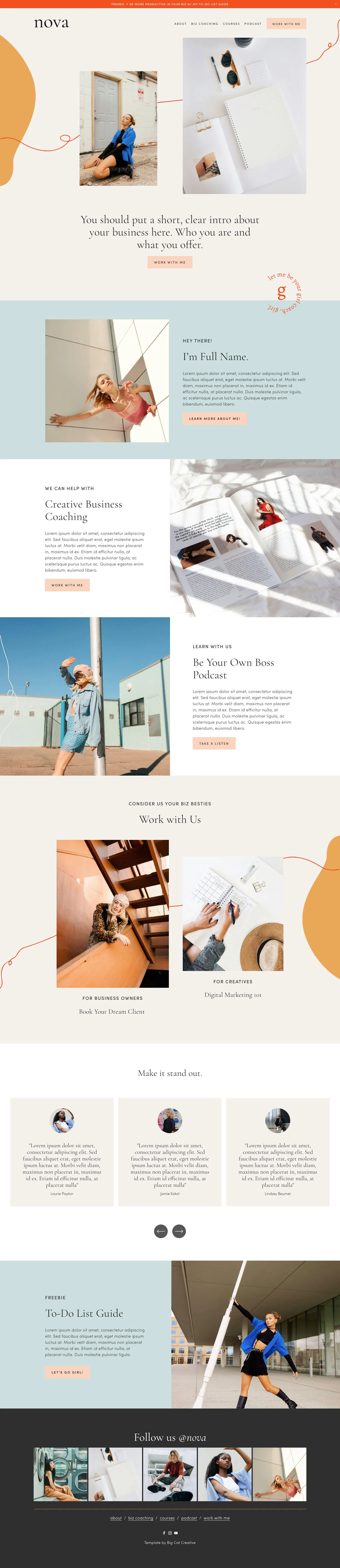 Long scrolling image