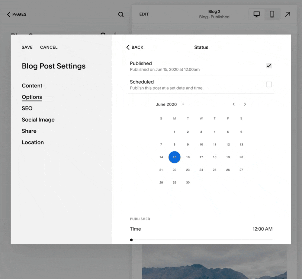 Amending Blog Post Dates - Pages & Content - Squarespace Forum