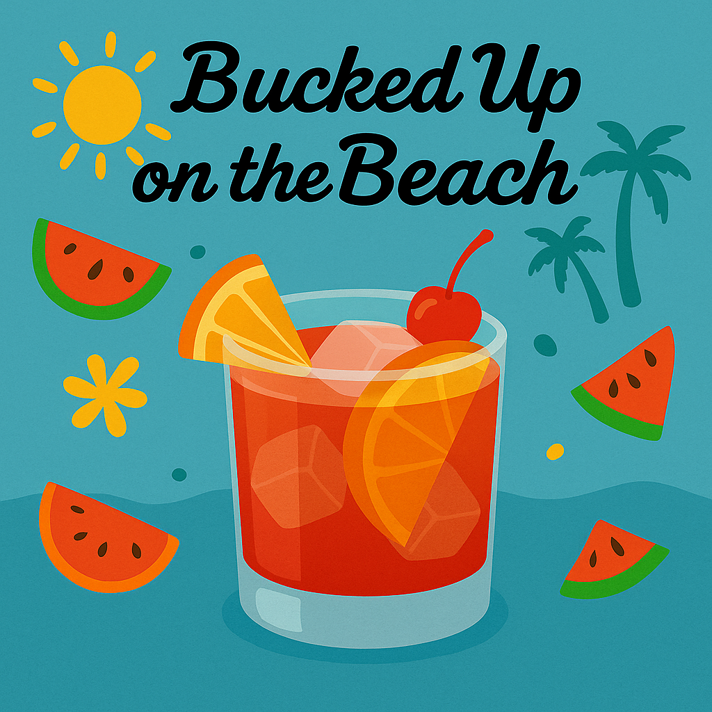 Bucked Up on the Beach