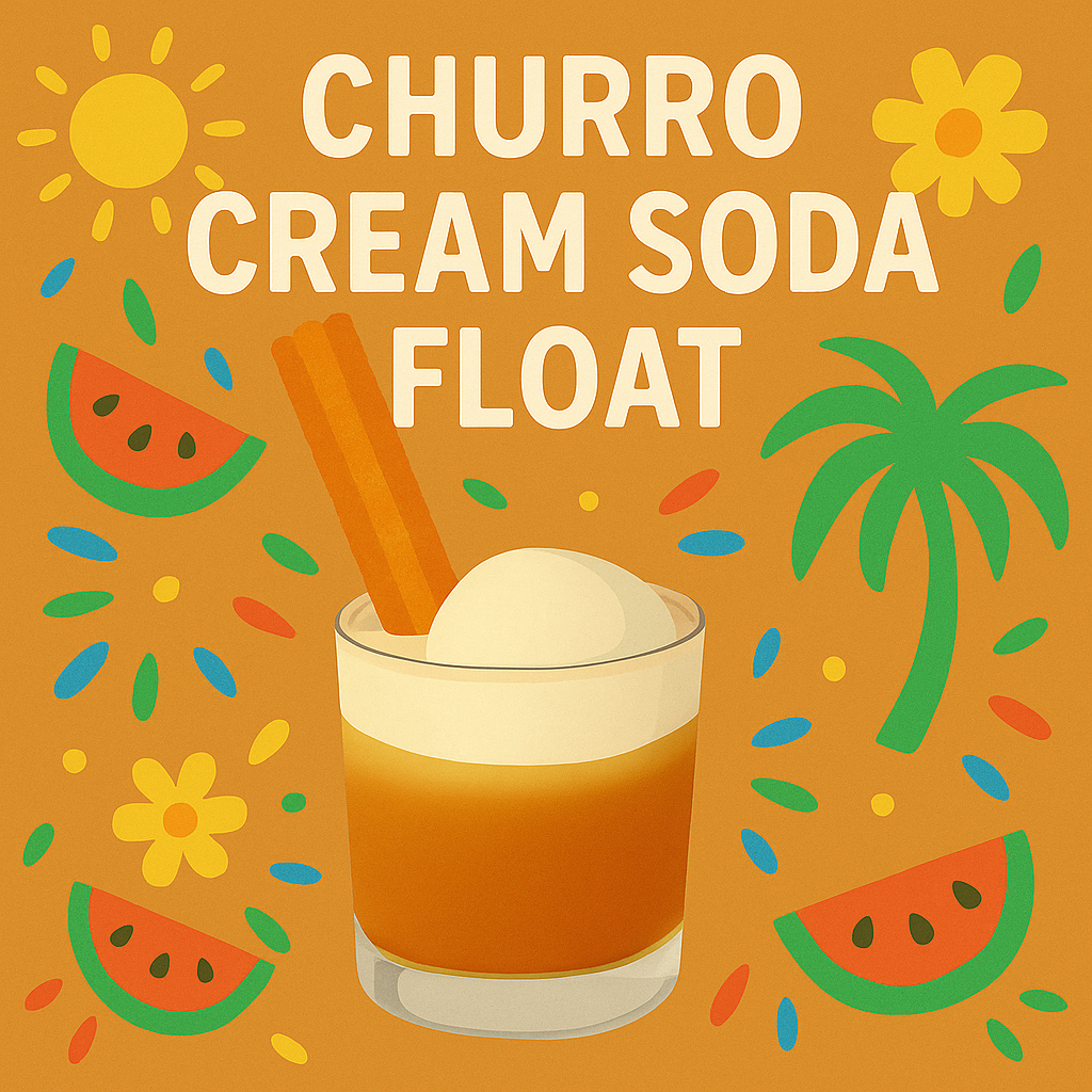 Churro Cream Soda Float