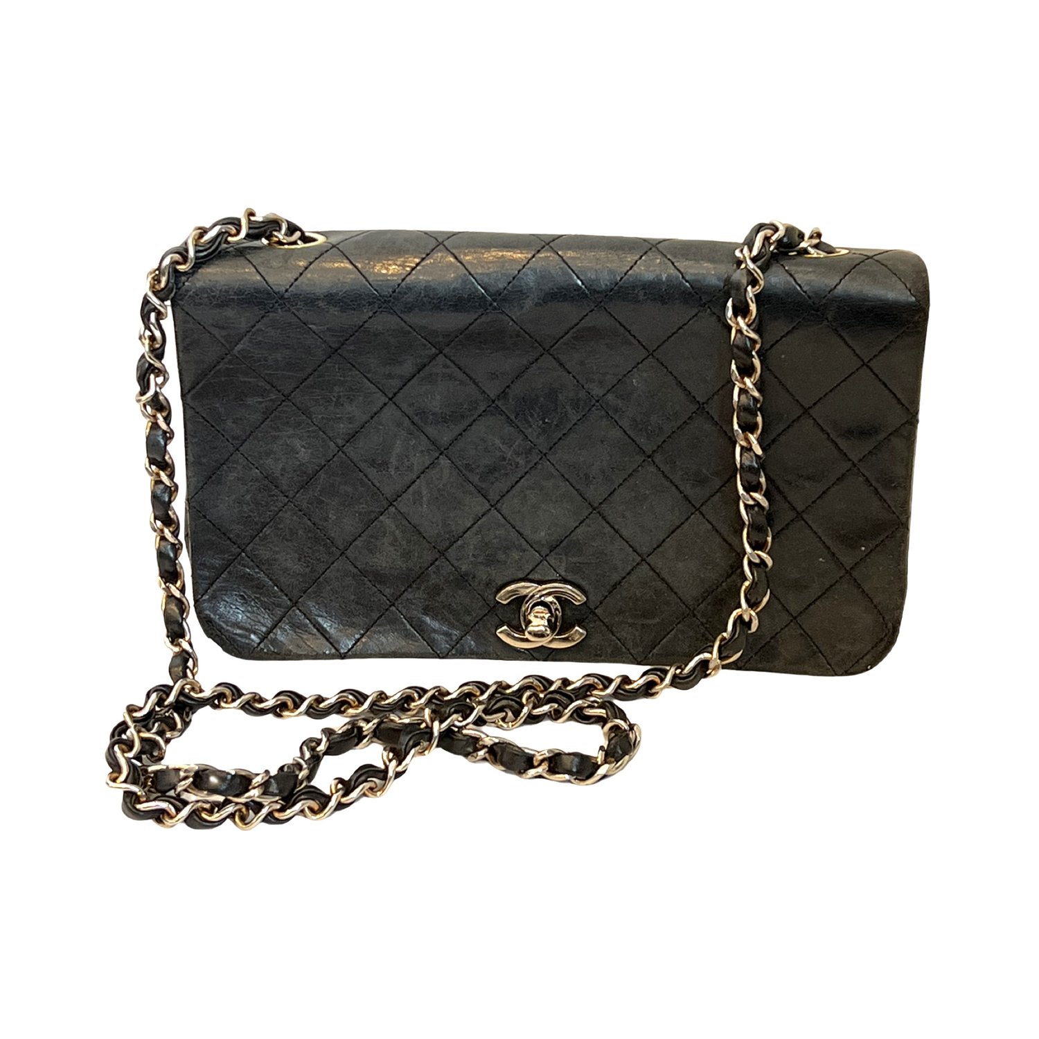 Vintage Dark Navy Chanel Flap Bag — Socialite Auctions