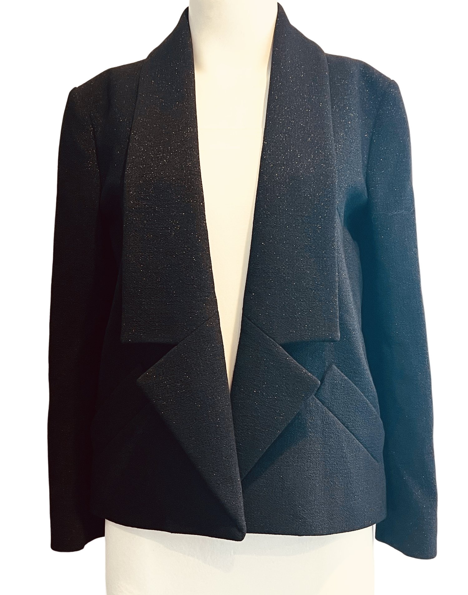 Chanel Black Tuxedo Jacket Size 38 — Socialite Auctions