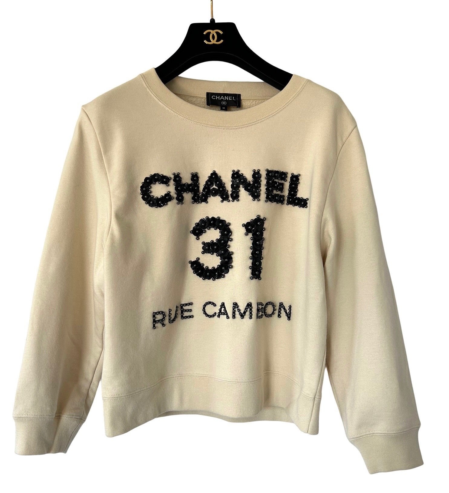 Chanel 31 Rue Cambon Sweatshirt Size Medium Preowned — Socialite Auctions