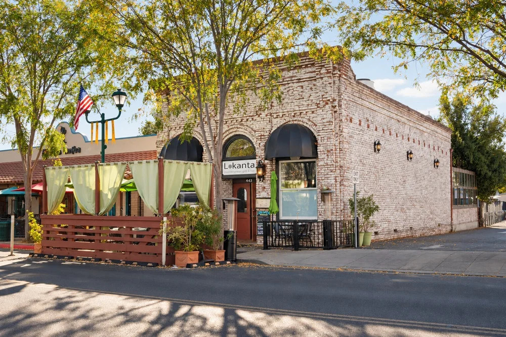 Lokanta Grill & Bar exterior and patio at 443 Main Street in Pleasanton