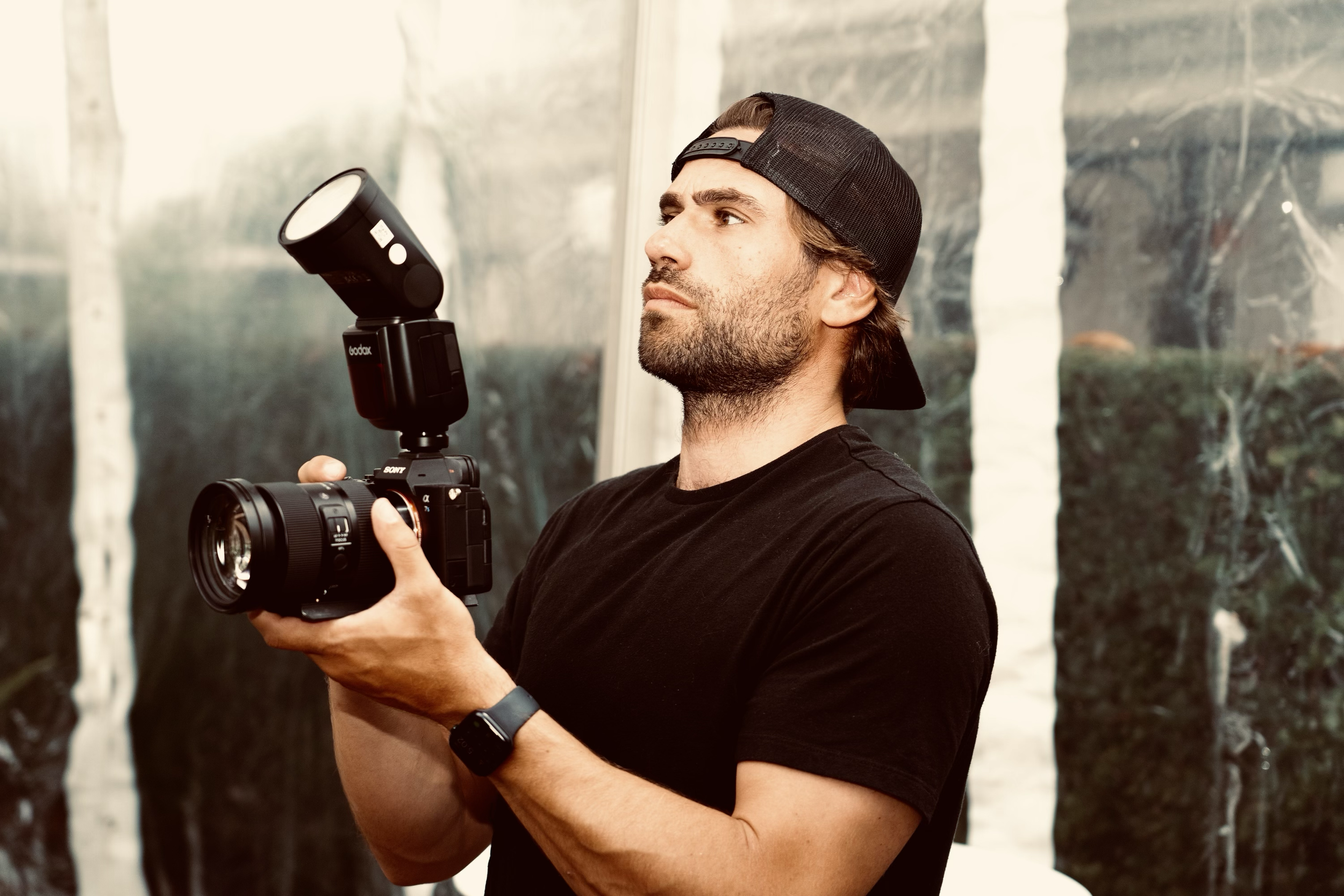 Alessandro on location