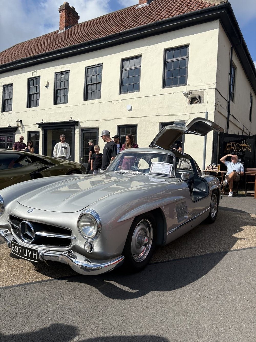 A Mercedes 300SL Gullwing at Bawtry