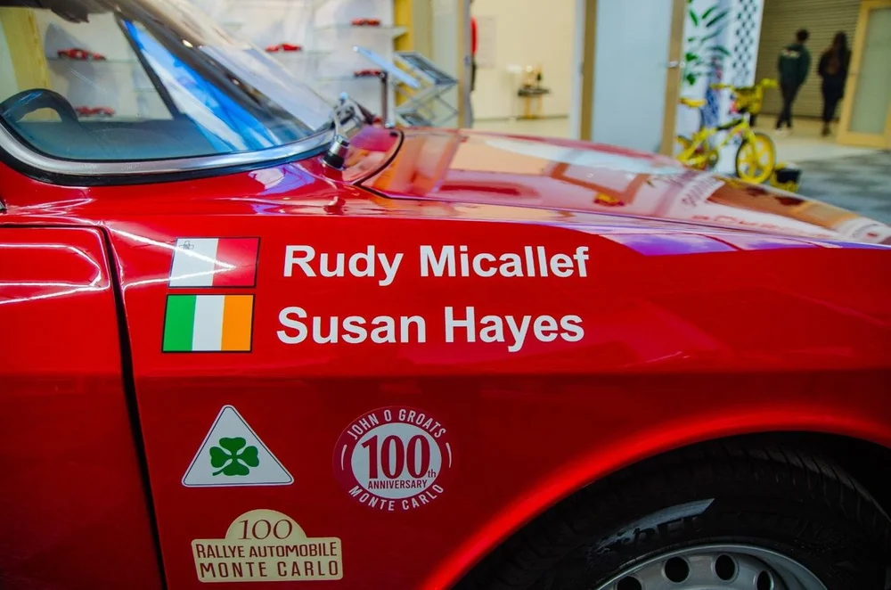 One of the cars prepared for the Rallye Monte-Carlo Classique