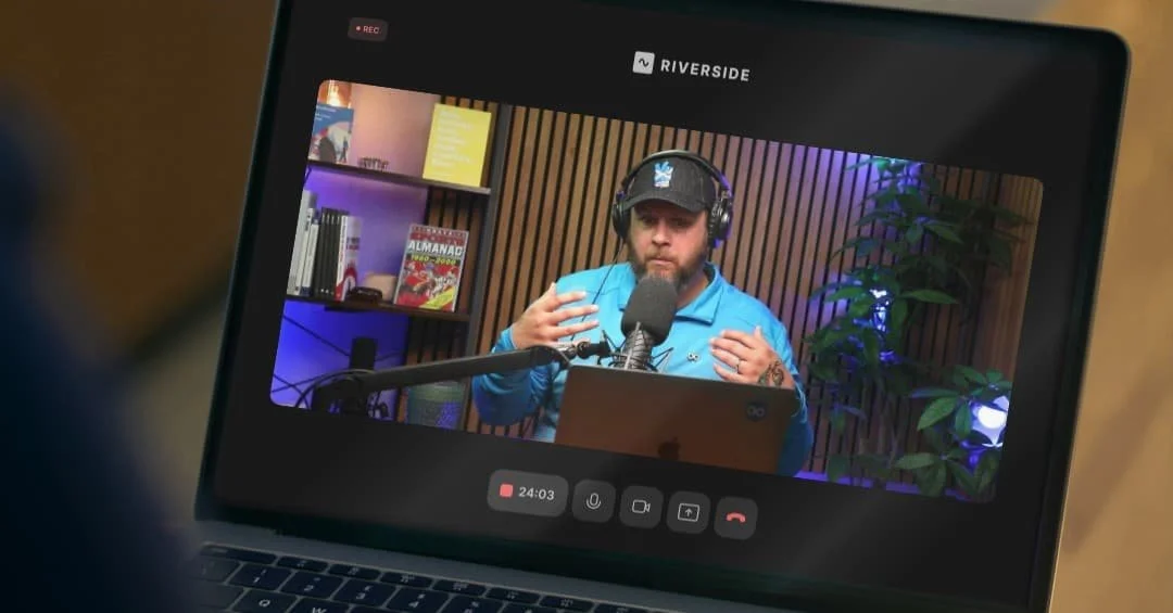 Remote podcast recording setup