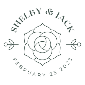 Shelby and Jack custom cup stamp by Bloom & Pour