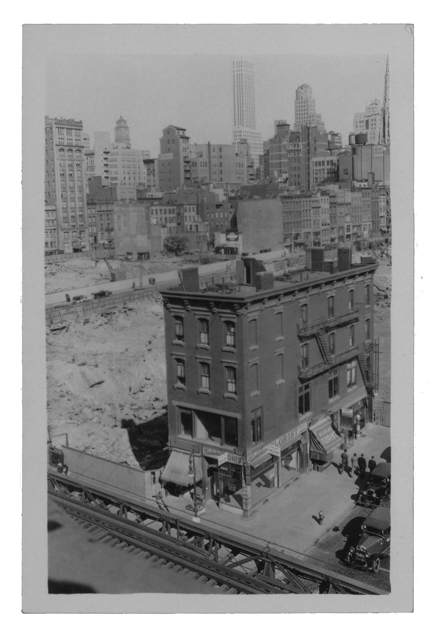 Historic New York City street photograph