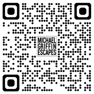 QR code linking to michaelgriffinescapes.com