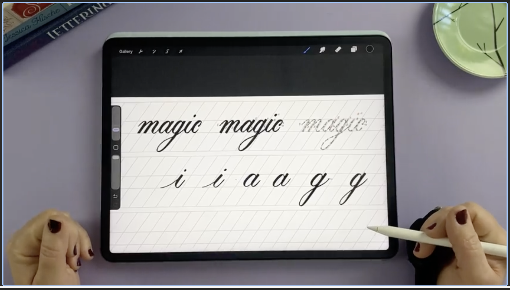 Strokes to Letters Mini Calligraphy Challenge